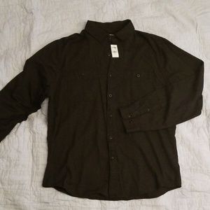 Nwt black Express button up shirt